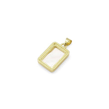Load image into Gallery viewer, Mother of Pearl Heart Hand Dog Tag Charm, Sku#LX305