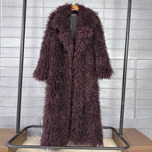 Load image into Gallery viewer, Womens Elongated Wool Coat With A Tailored Lapel
