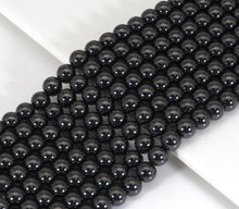 Load image into Gallery viewer, Genuine Magnetic Dark Gray Hematite Round Smooth Beads, 4mm/6mm/8mm, Sku#S152