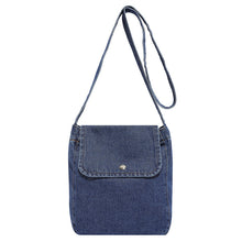 Load image into Gallery viewer, Women's Denim Crossbody Bag - Urban Minimalist Shoulder Bag with Adjustable Strap