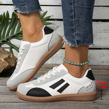 Load image into Gallery viewer, Women's Retro Flat-Soled Plus-Size Sneakers | Casual Lace-Up Comfort Shoes