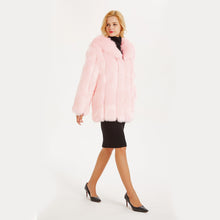 Load image into Gallery viewer, New European And American Stylish Fox-fur Lapel Coat
