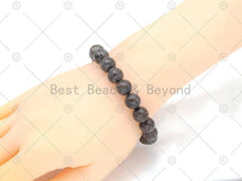 Load image into Gallery viewer, Natural Brown Snowflake Stretchy Bracelet