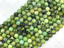 Load image into Gallery viewer, Quality Genuine Chinese Chrysoprase Round Smooth Beads, 6mm/8mm/10mm Natural Apple Green Chrysoprase Beads, 15.5'' Full Strand, Sku#U1244