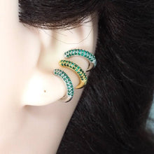 Load image into Gallery viewer, Colorful CZ Round Ear Cuff, Sku#B355