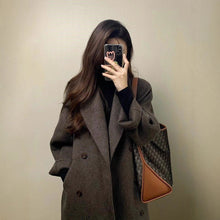 Load image into Gallery viewer, Women's Thickened Knee-length Mid-long Korean-style Wool Coat