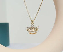 Load image into Gallery viewer, CZ Crown Charm, Sku#JL104