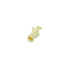Load image into Gallery viewer, Gold Silver Coffeepot teapot Charm Pendant,Sku#LX854