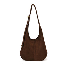 Load image into Gallery viewer, Women's Suede-Texture Bucket Shoulder Bag – Large Capacity Underarm Handbag