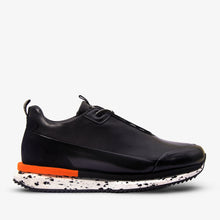 Load image into Gallery viewer, The Milford  Black  Leather Men Sneaker