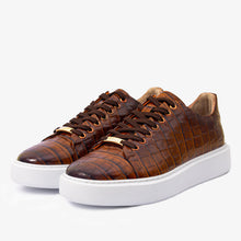 Load image into Gallery viewer, The Dublin Tan Leather Men Sneaker