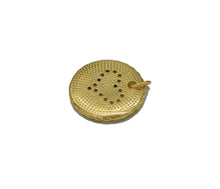 Load image into Gallery viewer, CZ Heart on Round Coin Charm, Sku#LK645