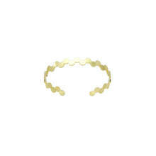 Load image into Gallery viewer, Shinny Gold Round Disc Adjustable Bracelet, Sku#A299