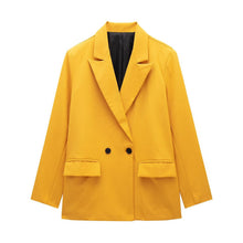 Load image into Gallery viewer, Summer Casual Relaxed-fit Double-breasted Blazer