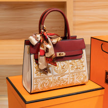 Load image into Gallery viewer, Embroidered Chinese-Style Crossbody Bag for Women - PU Leather Shoulder Bag with Zipper Closure