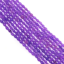 Load image into Gallery viewer, Purple Jade Faceted Rice Shape Beads, Sku#U1769