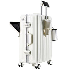 Load image into Gallery viewer, Suitcase Travel Luggage Trolley Front-Opening Large Capacity Aluminum Frame Carry-On Cabin Bag