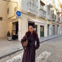 Load image into Gallery viewer, Womens Instagram-hit Wool Coat With A Chic Fur-trimmed Collar