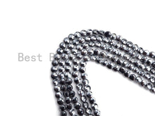 Load image into Gallery viewer, Natural Tera Hertz Checker Board Cut Coin Shape beads, 4mmTu