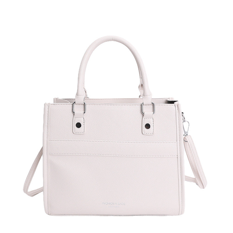 Women's PU Leather Crossbody Bag - Minimalist Urban Shoulder Bag with Adjustable Strap