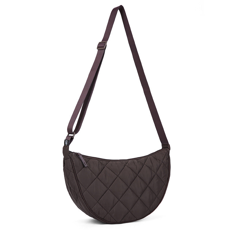 Women's High-Capacity Nylon Crossbody Shoulder Bag – Lightweight Everyday Bag