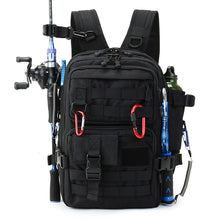 Load image into Gallery viewer, Outdoor Tactical Camo Hiking Backpack Travel Large-Capacity Waterproof Lure Fishing Bag Fishing Pack