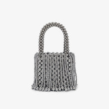 Load image into Gallery viewer, New Dual-color Amber Acrylic Cat-eye Bead Pure Hand-braided Bag