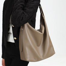 Load image into Gallery viewer, Women's Genuine Leather Bucket Shoulder Bag – Large Capacity Everyday Handbag
