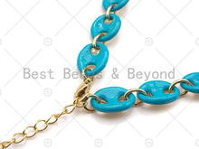 Load image into Gallery viewer, Colorful Enamel Hand Made  Mariner Chain Bracelet