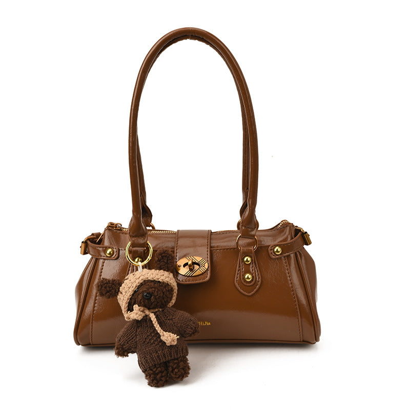 PU Leather Shoulder Bag