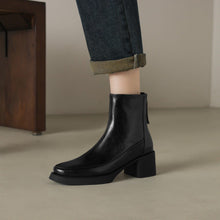 Load image into Gallery viewer, Women's Genuine Leather High-Heel Ankle Boots – Fall Winter Style