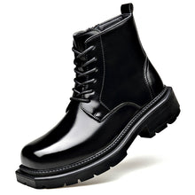 Load image into Gallery viewer, Women's Insulated Side Zipper Boots - Wedge Heel High Shaft Winter Boots with Rubber Sole