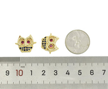 Load image into Gallery viewer, CZ Owl Charm, Sku#LK587