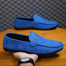 Load image into Gallery viewer, Men's Breathable Business Casual Slip-On Shoes - Lightweight PU Leather Dress Shoes