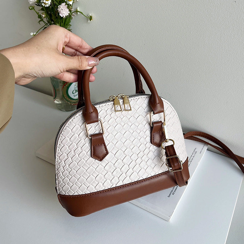Women's Shell-Shape PU Leather Crossbody & Shoulder Bag | Casual Streetwear Handbag