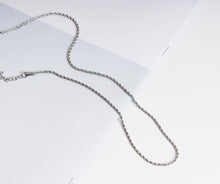 Load image into Gallery viewer, Gold Silver Rope chain Necklace, sku#B204