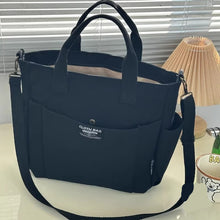 Load image into Gallery viewer, Premium Canvas Tote Bag - Large Capacity Crossbody Shoulder Bag for Women