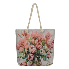 Load image into Gallery viewer, Double Sided Jacquard Embroidered Canvas Tote Bag