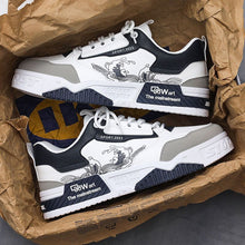 Load image into Gallery viewer, Men's White Sneakers with Hidden Heel - Height Enhancing Elevator Shoes