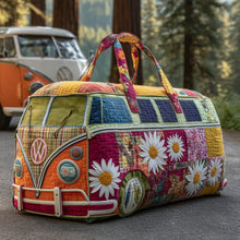 Load image into Gallery viewer, Quilted Embroidery Travel Tote Bag - Multifunctional Sports &amp; Fitness Duffle for Women &amp; Men