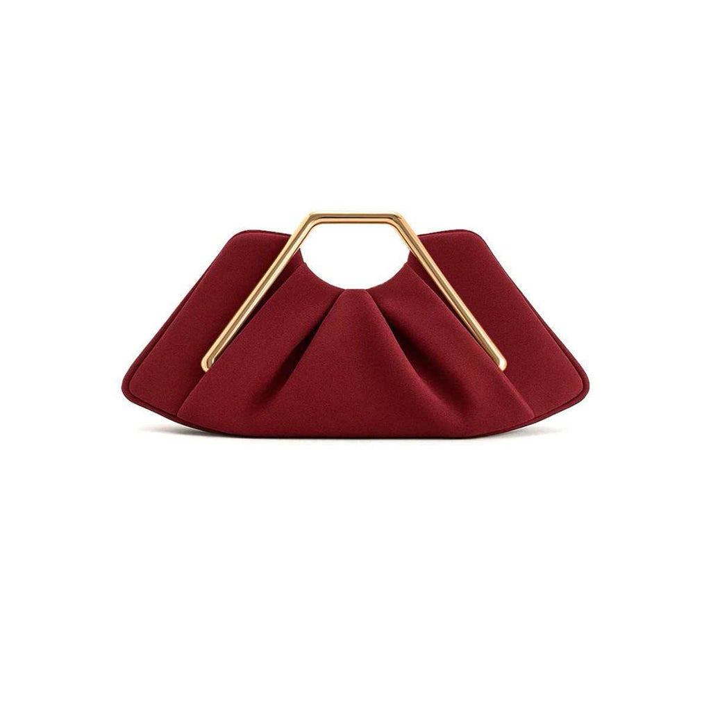 Women's Retro Framed Pleated Cloud Bag - Premium PU Leather Crossbody Handbag