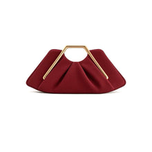 Load image into Gallery viewer, Women's Retro Framed Pleated Cloud Bag - Premium PU Leather Crossbody Handbag