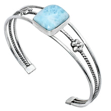 Load image into Gallery viewer, Premium Quality Natural Larimar Cuff Bangle Bracelet B-1012 37-EB10395