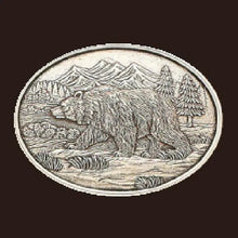 Load image into Gallery viewer, Nocona Grizzly - Belt Buckle