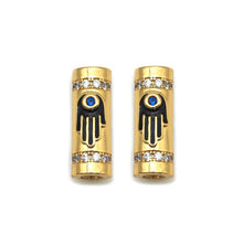 Load image into Gallery viewer, Hamsa Hand Tube Spacer, Slu#Y629