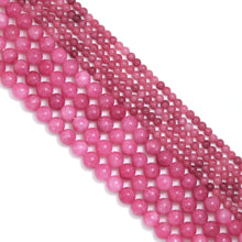 Load image into Gallery viewer, Rhodochrosite Jade Round Smooth Beads, Sku#U2225
