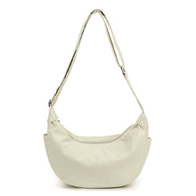 Load image into Gallery viewer, High-Capacity Nylon Shoulder Bag – Urban Minimalist Dumpling Bag for Women