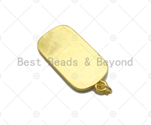 Load image into Gallery viewer, Enamel Colorful Blessing Word On Rectangle Shape Pendant, Enamel Medallion Pendant,Love Happy Lucky Peace,14x28mm,Sku#LK210