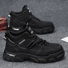 Load image into Gallery viewer, Men's Non-Slip High-Top Outdoor Sports Boots - Mesh Lining, Rubber Sole, Round Toe Lace-Up Athletic Footwear