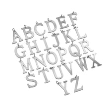Load image into Gallery viewer, Large Plain Initial Alphabet Letter Charm, SKU#A219